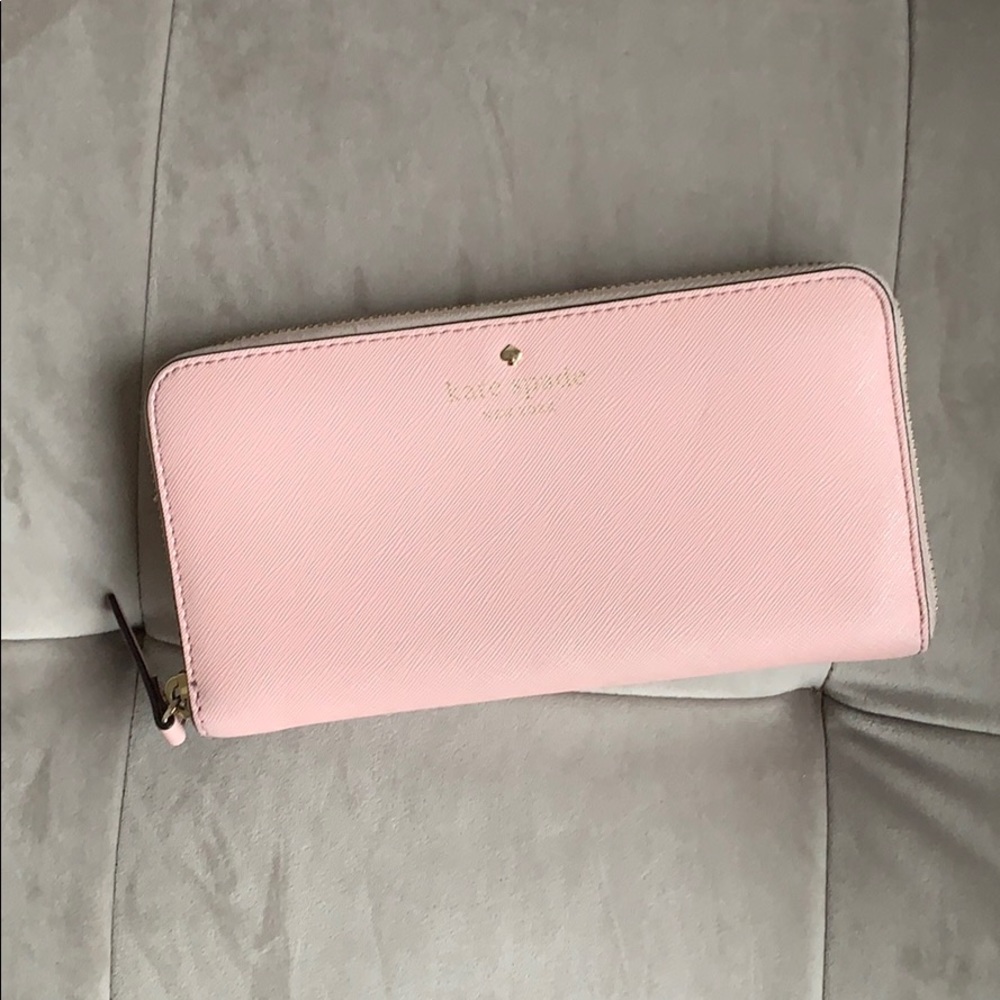 KATE SPADE SOFT PINK LEATHER WALLET